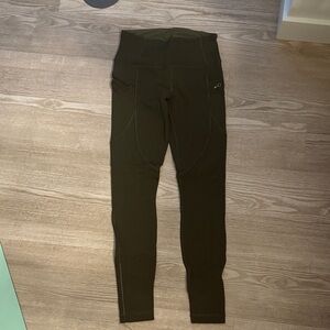 lululemon athletica Olive Green High-Rise Pocket Leggings